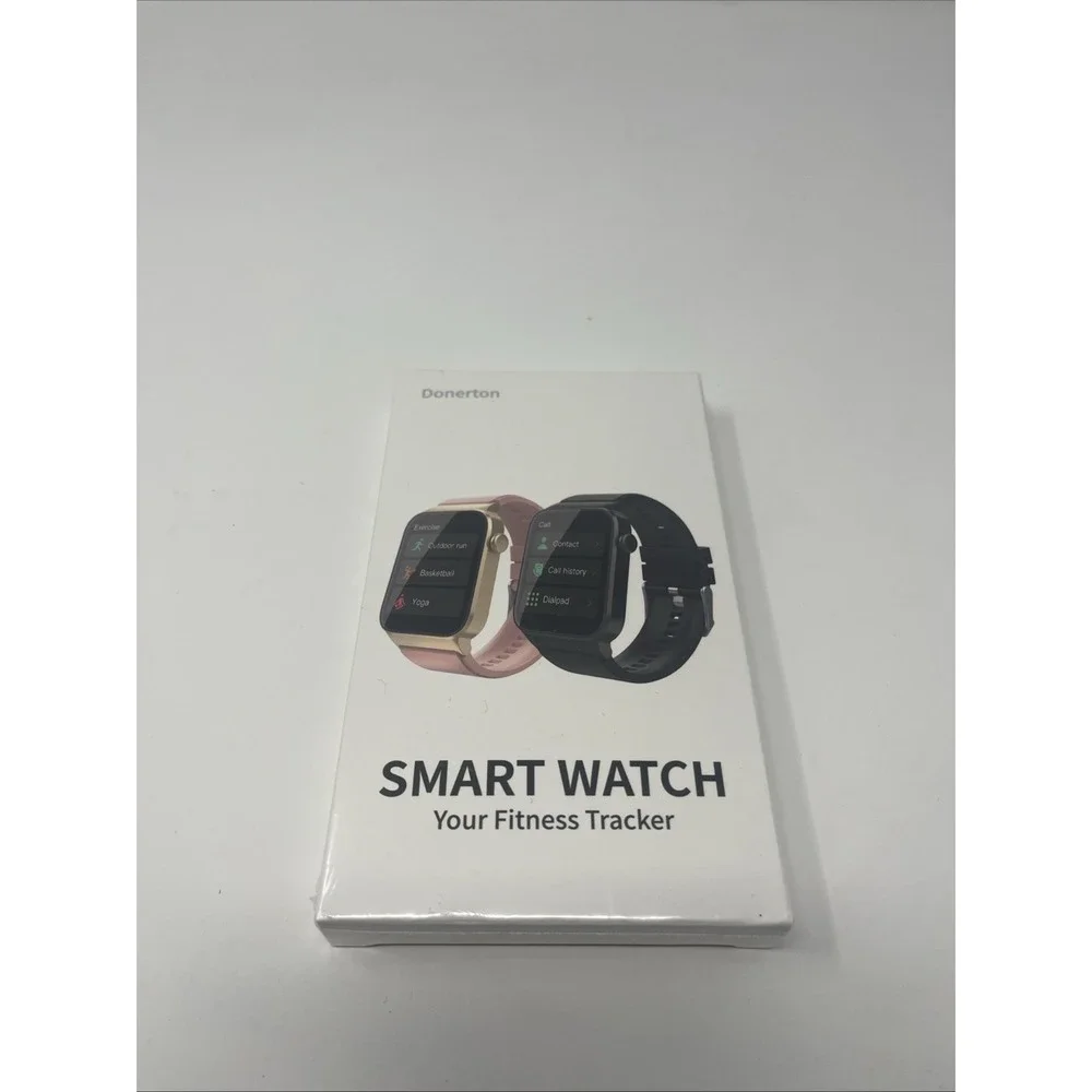 Donerton Smart Watch Fitness Tracker Black Smart‎ Bracelet T50S IP68 New Sealed